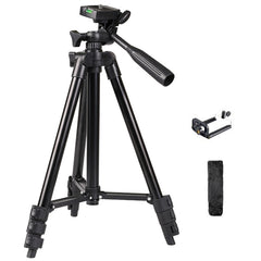 Portable Aluminum DSLR Camera Live Tripod Photography Retractable Landing Bracket, 102cm Tripod+Clip+Bag, 102cm Tripod+Clip+Bag+Controller+Adaptor, 150cm Tripod+Clip+Bag, 150cm Tripod+Clip+Bag+Controller+Adaptor