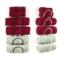 Bathroom Wall Mounted Towel Rack Multifunctional Iron Wall Mounted Wine Stand Storage Shelf
