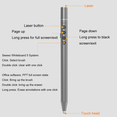 Conference Teaching Page Turning Pen Electronic Telescopic Pointer Laser Pointer PPT Wireless Presenter, Telescopic Laser Pointer