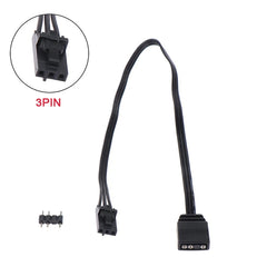 For Pirate Ship Controller Adapter Cable QL LL120 ICUE Divine Light Synchronization, 3Pin, 4Pin