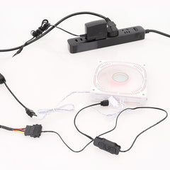 5V 3Pin To SATA Power Motherboard RGB Lighting Controller Cable For Chassis Fan