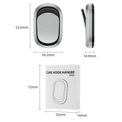 2pcs/set Car Adhesive Multifunctional Invisible Hook