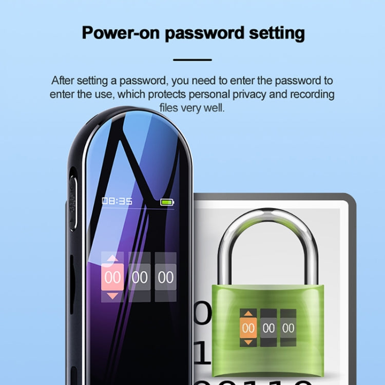 Q53 Ultra Long Standby Timer Voice Recorder HD Noise Canceling Recording Device, No Memory, 4GB, 8GB, 16GB, 32GB, 64GB, 128GB