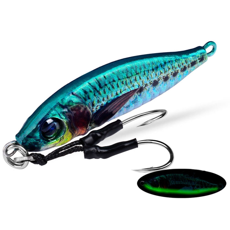 PROBEROS  LF136 Fishing Lure 3D Spray Painted Imitation Bait Long Casting Freshwater Fishing Warbler Bass Leader Lure, 30g, 40g, 60g, 80g