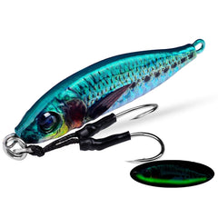 PROBEROS  LF136 Fishing Lure 3D Spray Painted Imitation Bait Long Casting Freshwater Fishing Warbler Bass Leader Lure, 30g, 40g, 60g, 80g