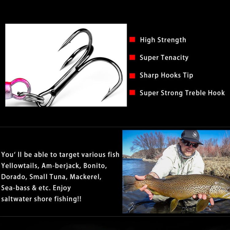 PROBEROS LF126 Long Casting Lead Fish Bait Freshwater Sea Fishing Fish Lures Sequins, 7g, 10g, 15g, 20g, 30g