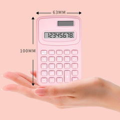 Small Solid Color Calculator Dormitory Student Office Exam Tool