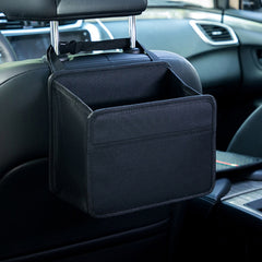 Car Hanging Garbage Bag Multifunctional Folding Storage Box, H611 Woven Pattern, H613 Litchi Pattern, H615 Oxford Cloth