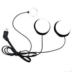 HD Noise-Proof Helmet Intercom Headset Microphone, 10 Pin Plug