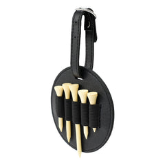 Leather Outdoor Waist Hanging Golf Spike Insert Pocket Storage Bag, Double-sided Black, Double-sided Brown, Single-sided Black, Single-sided Brown