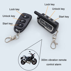 Two-Way Dual Remote Control Vibration Motorcycle Anti-Theft Device, YL-B011
