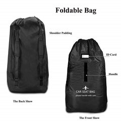 Car Child Safety Seat Travel Bag Baby Stroller Wheelchair Storage Bag