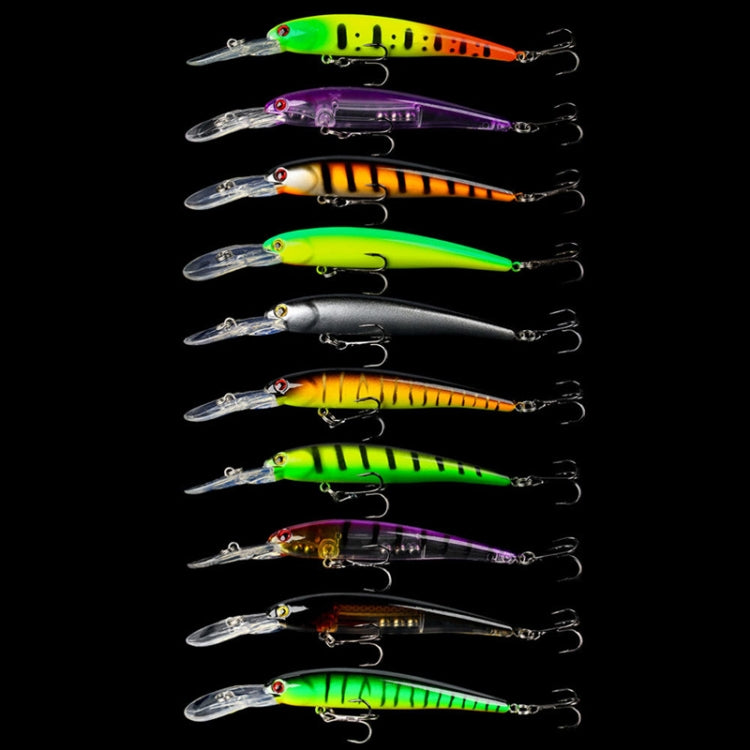 10colors /Set HENGJIA MI103 Diving Minnow Dummy Bait Biomimetic Lua Hard Lure, 9.5cm 7.2g