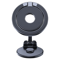 Magnetic Folding Car Phone Holder Rotatable Dashboard Stick-On Navigation Stand, D50