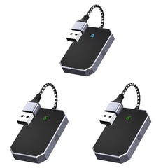 Car Carplay Box Wired to Wireless Bluetooth Adapter, For Android, For IOS, 2 in 1