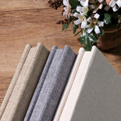 Simple Linen Self-adhesive Film Album Retro Family Large Capacity Handmade Creative Gifts