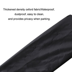 1pair Dustproof Waterproof Thickened Oxford Cloth License Plate Cover