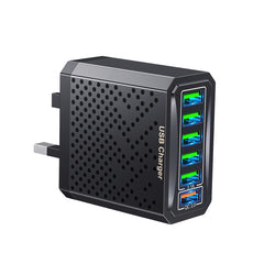 6-Ports Multifunctional Quick Charging USB Travel Charger Power Adapter, Black AU Plug, Black EU Plug, Black UK Plug, Black US Plug, Pink AU Plug, Pink EU Plug, Pink US Plug, White AU Plug, White EU Plug, White UK Plug, White US Plug, Yellow AU Plug   ...