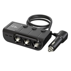 120W Digital Display Cigarette Lighter Car Fast Charging Charger