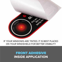 For Tesla Model 3/Y/S/X Sentry Mode Warning Sticker