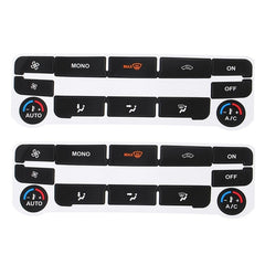 2pcs For Ford S-Max/MONDEO Car Air Conditioning Button Repair Sticker