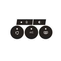 For Citroen C4L 2014-2018 Air Conditioning Door Lock Button Repair Sticker