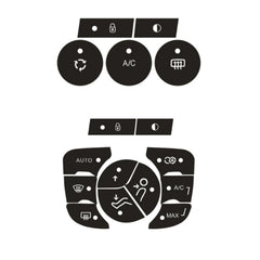 For Citroen C4L 2014-2018 Air Conditioning Door Lock Button Repair Sticker
