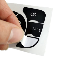 For Citroen C4L 2014-2018 Air Conditioning Door Lock Button Repair Sticker