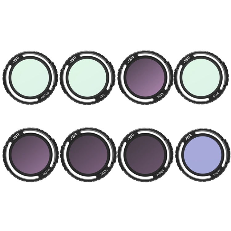 For DJI Avata 2 Traverser Filter Accessories Camera Scrim Polarizing Lens, JSR-2050-19 ND8PL+ND16PL+ND32PL+ND64PL, JSR-2050-20 UV+CPL+ND8+ND16+ND32+ND64, JSR-2050-21 UV+CPL+ND8+ND16+ND32+ND64+NIGHT+STAR