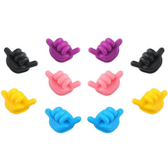 Car Front Storage Hook Desk Organization, Random Color Delivery, 10pcs Small, 5pcs Large