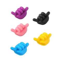 Car Front Storage Hook Desk Organization, Random Color Delivery, 10pcs Small, 5pcs Large