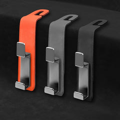 Car Multifunctional Hidden Hook Seat Back Storage Hook, Black, Gray, Orange