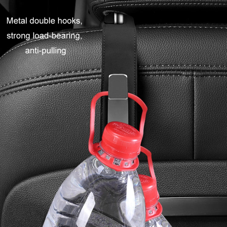 Car Multifunctional Hidden Hook Seat Back Storage Hook, Black, Gray, Orange