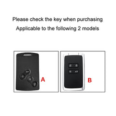 For Renault Car Key Cover Multifunctional Keychain Anti-lost Number Plate, A, B