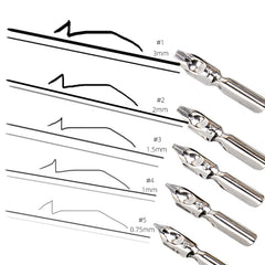 Calligraphy Pen Set Inclined Bar Dip Pen Manga Cartoon Pen With 5 Pen Nib