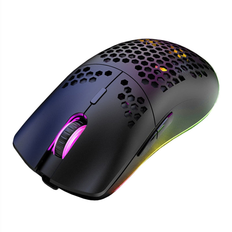 XUNSVFOX XYH80 Hollow Hole Rechargeable Wireless Gaming Mouse RGB Light Computer Office Mouse, XYH80