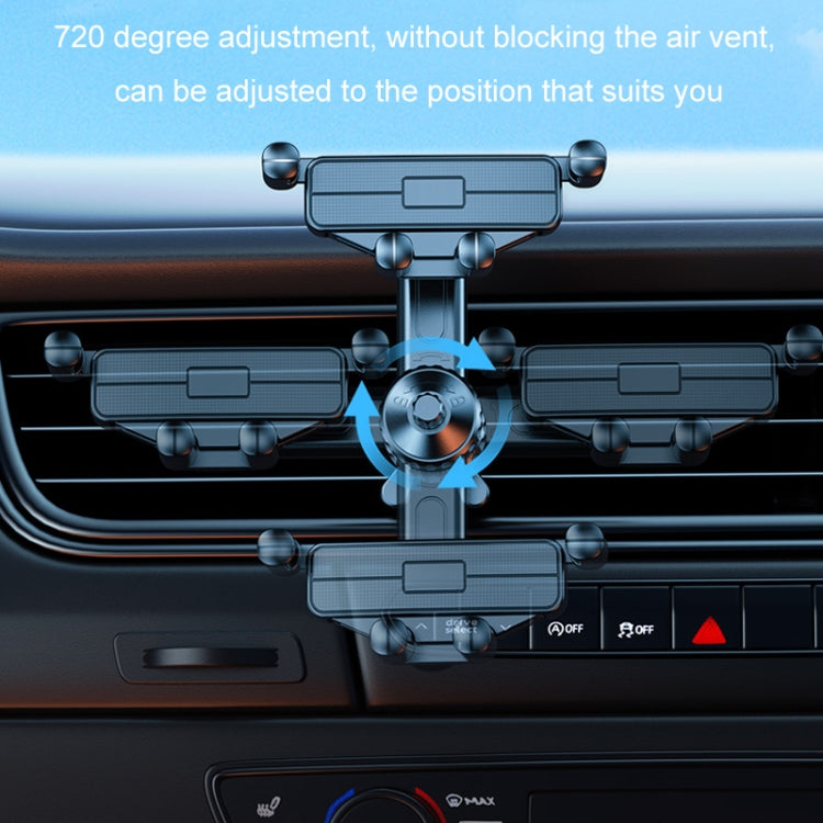 Car Mobile Phone Holder Navigation Air Outlet Support Fixed Bracket, Extension Pole, Triangular Hook, Metal Hook