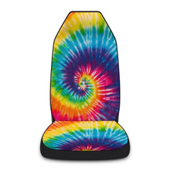 Car Universal Printed Seat Protector Automobile Decoration Supplies, Coloful Swirls