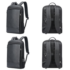 Bopai First-Layer Cowhide Business Commuter Waterproof And Lightweight Laptop Backpack, 61-122721