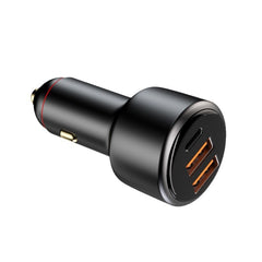 Vehicle Mini Fast Charging Charger Car One To Three Cigarette Lighter, 300W