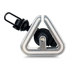 N+1 Mountain Bike Bell Universal Triangle Copper Bell, Clip Ring Black, Clip Ring Silver, Rubber Band Black, Rubber Band Silver