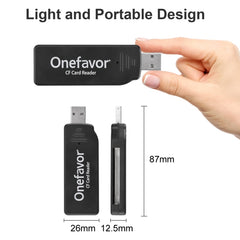Onefavor USB2.0 High Speed Read And Write CF Card Reader, CF Card Reader