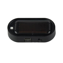 Car Solar Analog Anti-theft Device LED Warning Light, Black Shell Red Light, Black Shell Blue Light