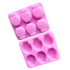 6 Grids Little Fish Shape Silicone Cake Mould Handmade Soap Mould, 6 Grids Little Fish