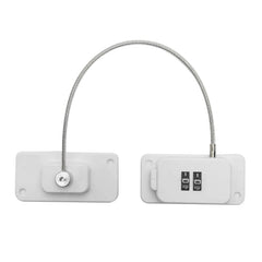 Child Safety Lock No Hole Window Limiter Refrigerator Drawer Cabinet Combination Lock, 3-bit Black, 3-bit White, 2-bit Black, 2-bit White, 2-bit Gray