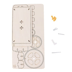 Gear Triple Action Physics Experiment Variable Speed Transmission Material Kit Kids Puzzle Toy, Gear Triple Action