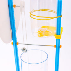 Children DIY Water Drops Clock Pupils Science Experiment Teaching Aids Physics Science Puzzle Toys, Water Drops Clock