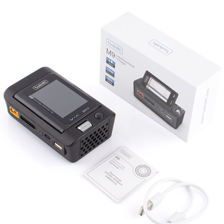 ToolkitRC M9 600W Airplane Li-Po Battery Balance Charger With Voice Function, M9