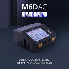 ToolkitRC M6DAC Dual Way Aeromodelling Drone Li-Po Battery Balance Charger, M6DAC