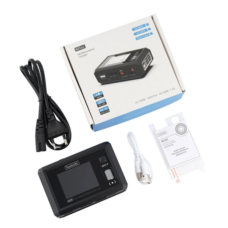 ToolkitRC M7AC Airplane And Car Model Li-Po Battery Balance Charger, M7AC